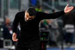 Sergio Conceiçao infuriato in pancbina