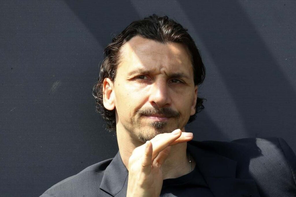 Zlatan Ibrahimovic immoratlato dalla telecamera