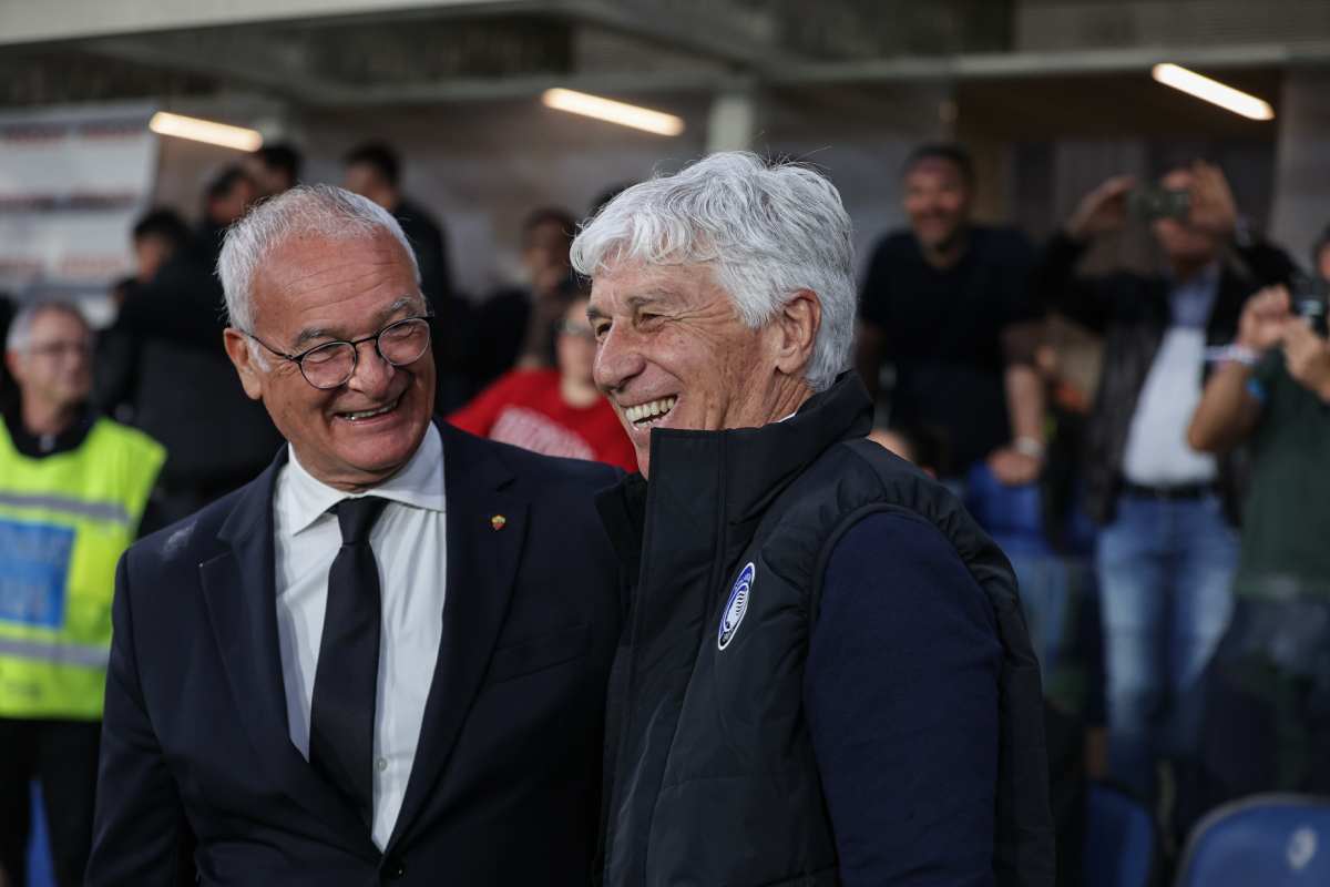 Gian Piero Gasperini e Claudio Ranieri
