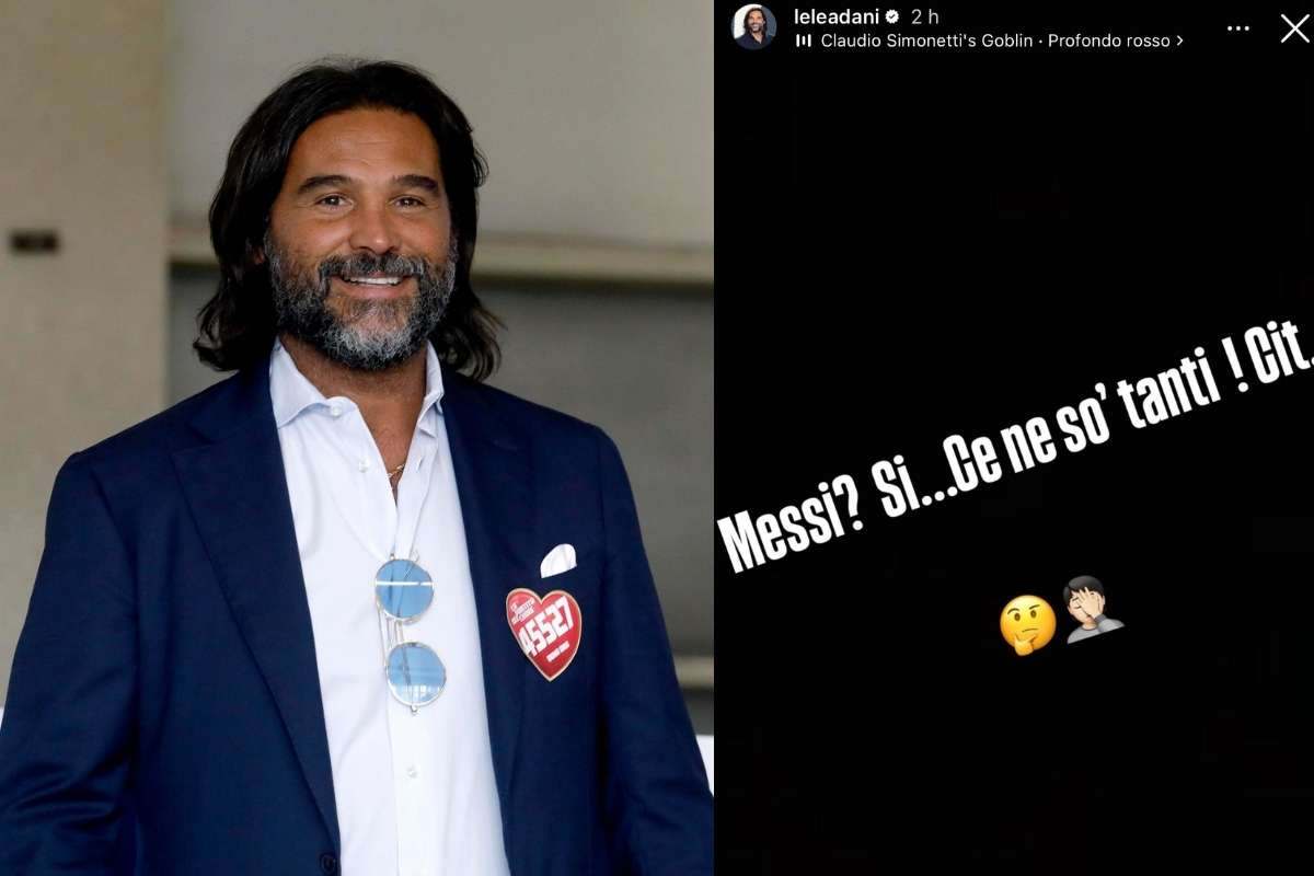 Adani storia Instagram Caressa