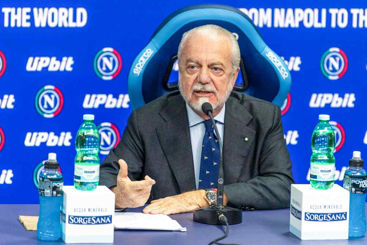 Aurelio De Laurentiis in conferenza stampa
