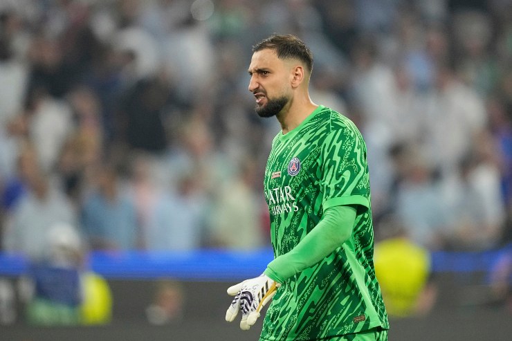 Il portiere del PSG Gianluigi Donnarumma