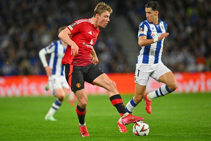 Rasmus Hojlund, attaccante del Manchester United