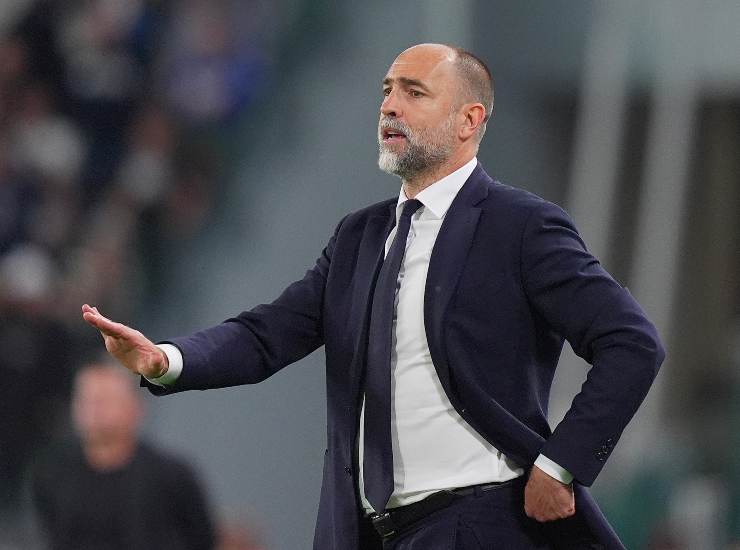 L'allenatore della Juventus Igor Tudor