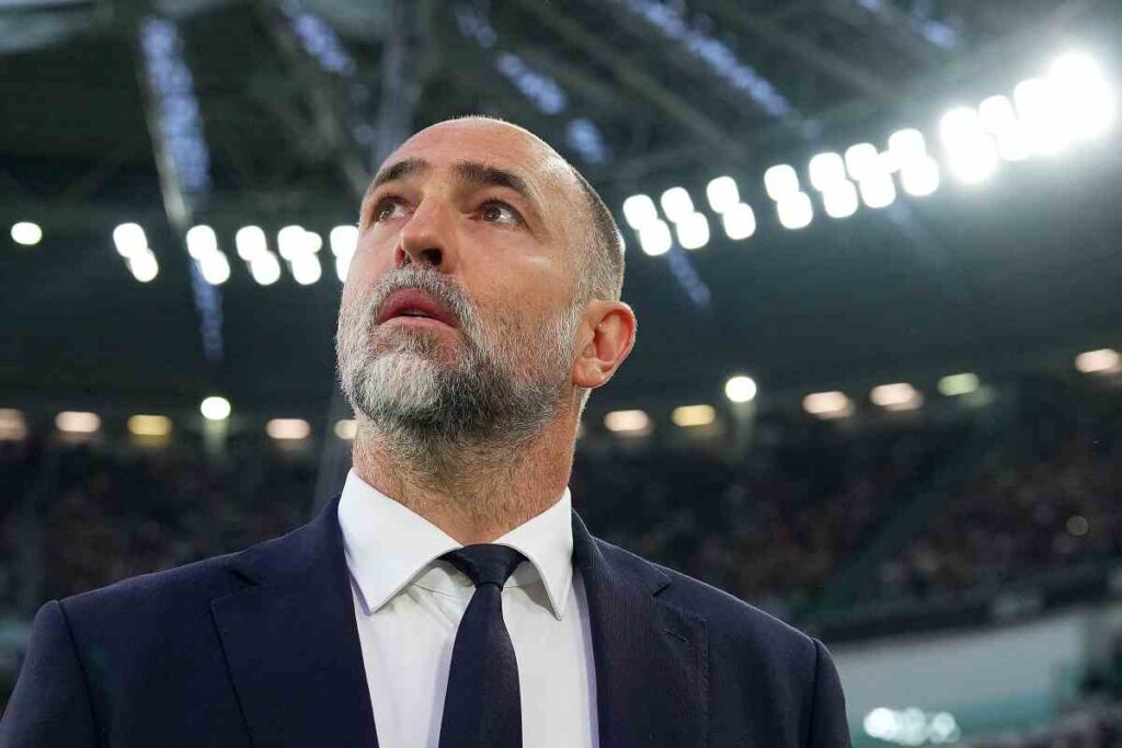 L'allenatore della Juventus Igor Tudor