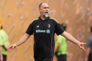 L'allenatore della Juventus Igor Tudor