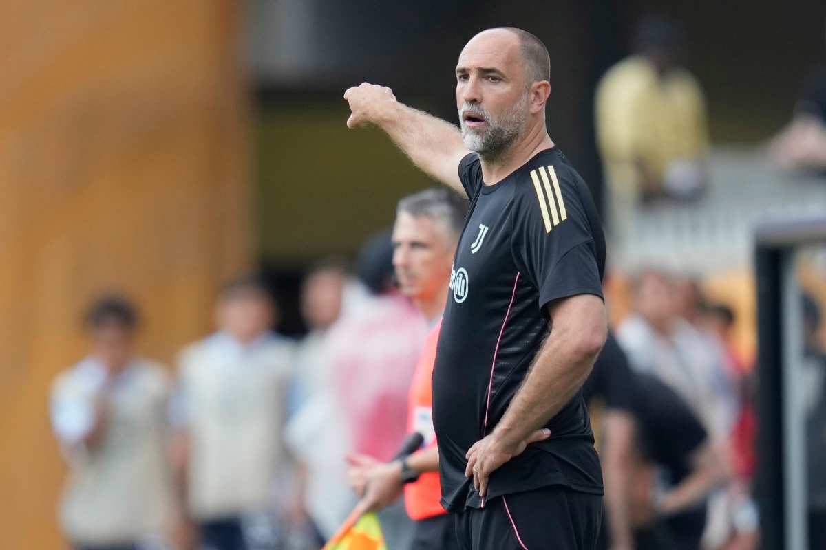 L'allenatore della Juventus Igor Tudor