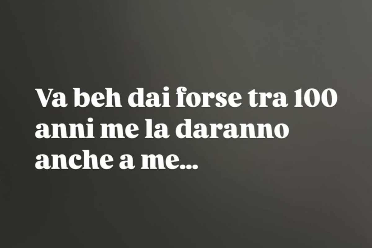 Il commento di Christian Maggio sul suo profilo ufficiale di Instagram