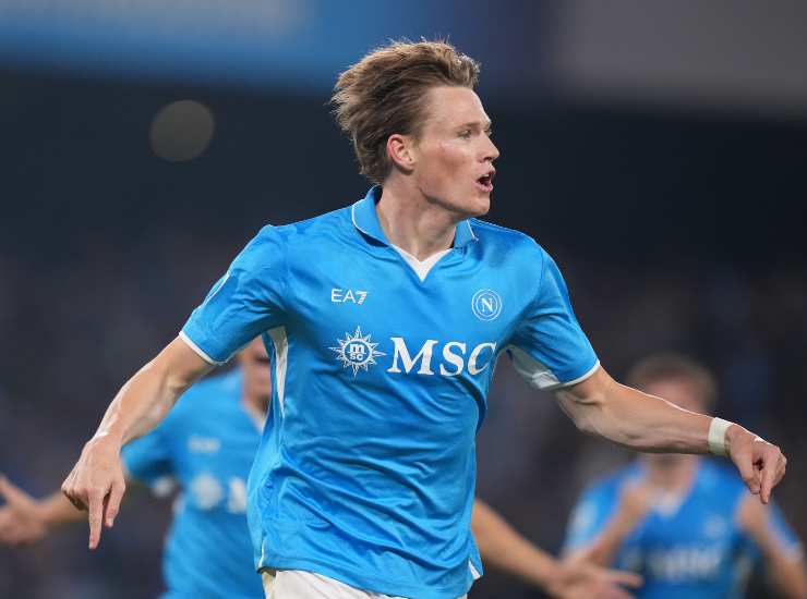 Il centrocampista del Napoli Scott McTominay