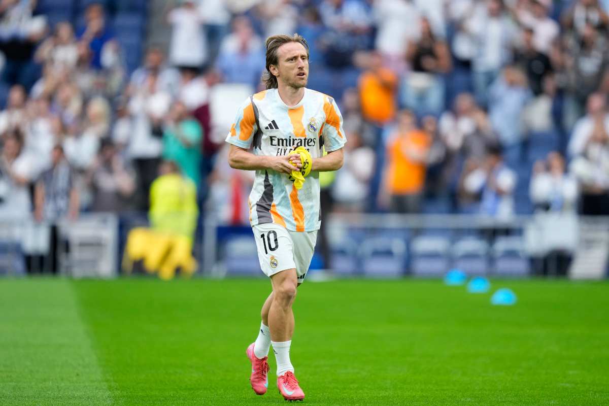 Luka Modric in campo