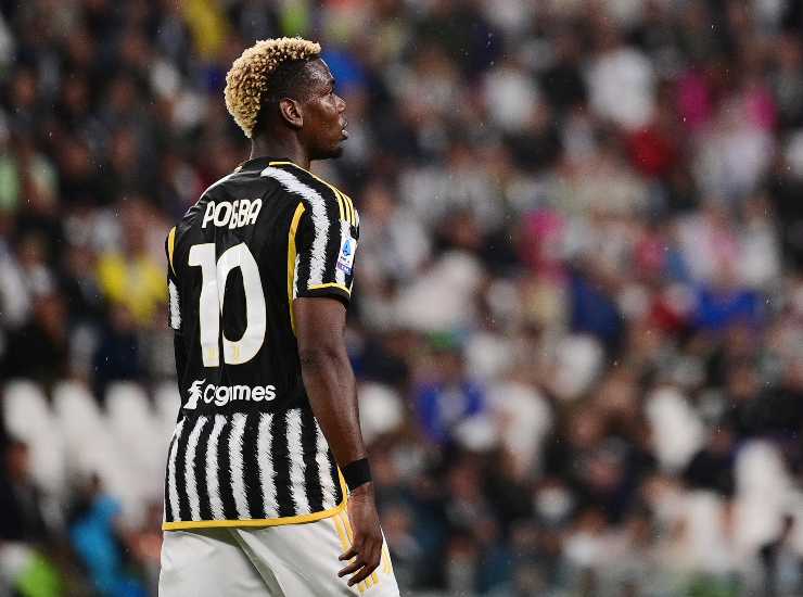 Il centrocampista Paul Pogba con la Juventus