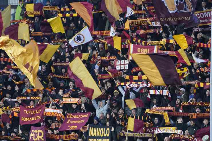 Tifosi della Roma allo stadio