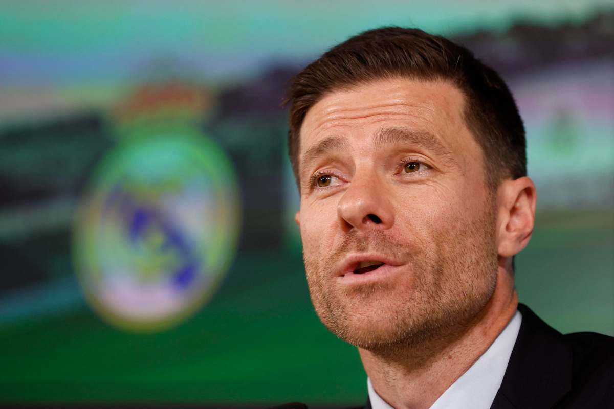 Xabi Alonso in conferenza stampa