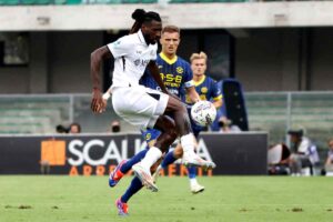 Zambo Anguissa in campo con il Napoli