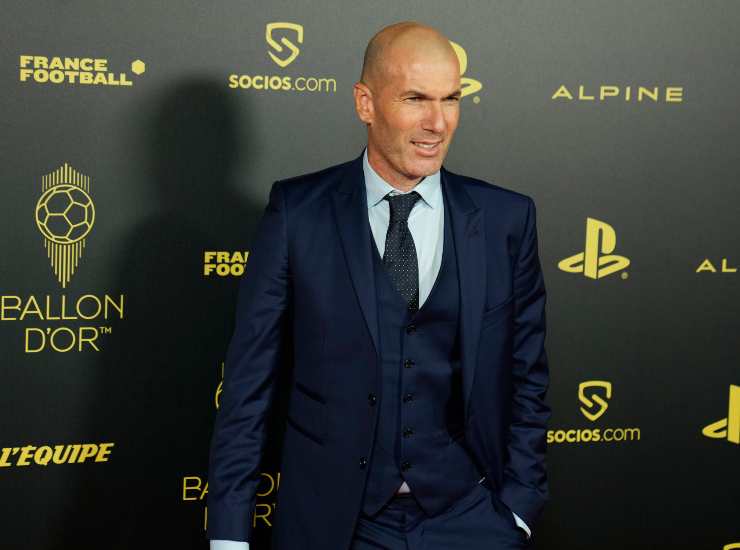 L'ex allenatore del Real Madrid Zinedine Zidane