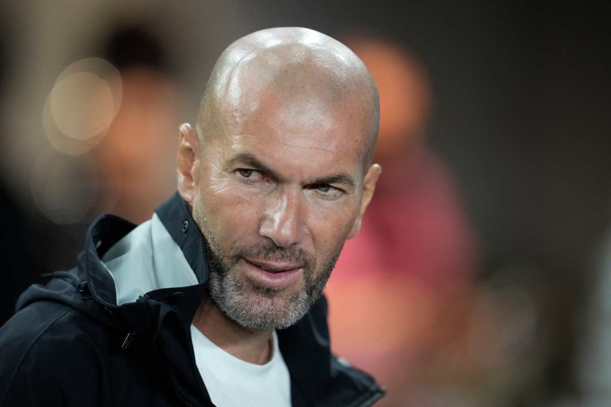 L'ex allenatore del Real Madrid Zinedine Zidane