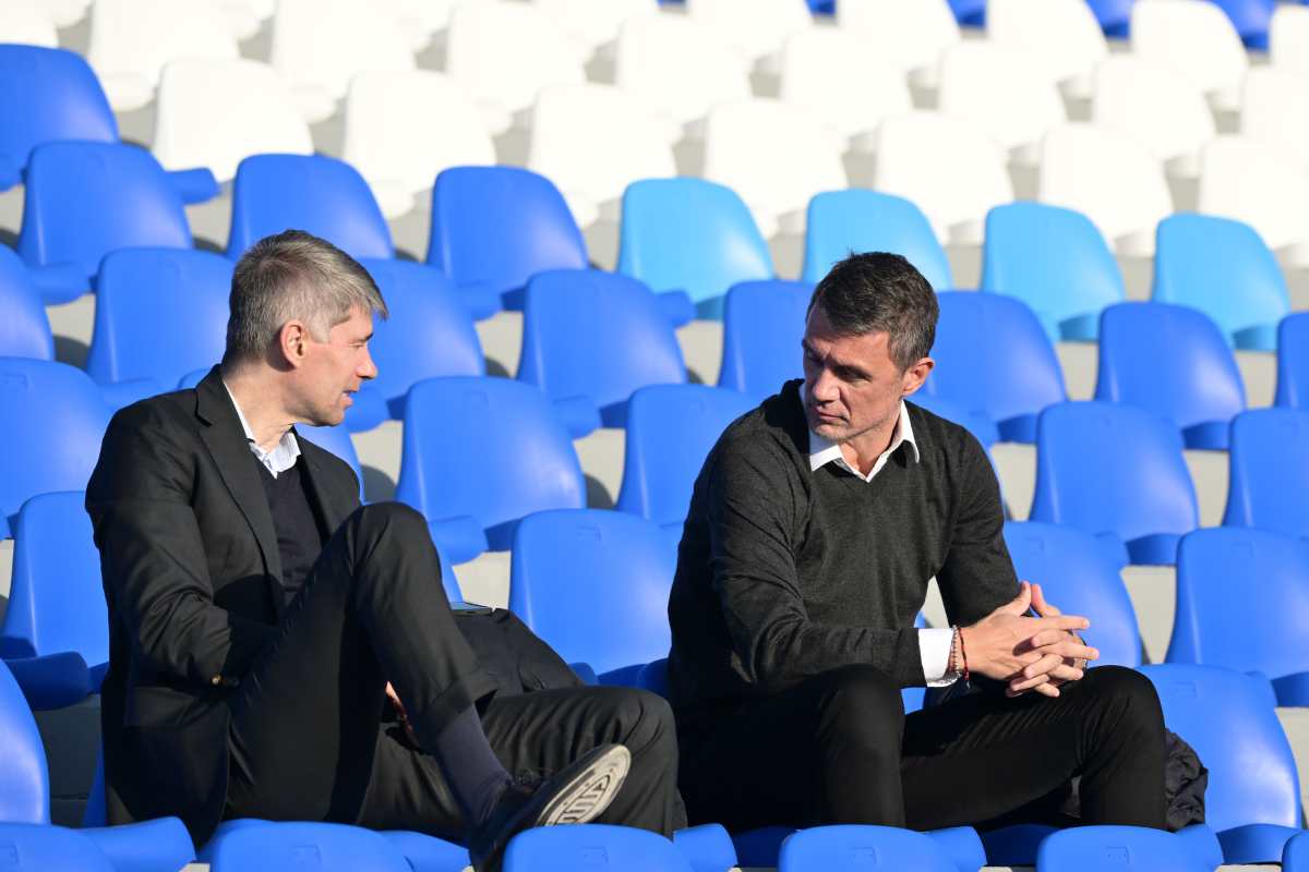 Paolo Maldini e Frederic Massara
