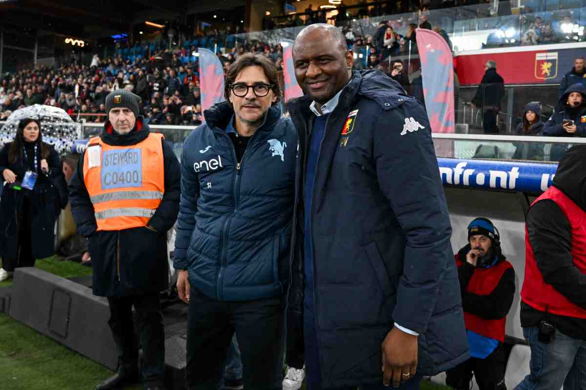 Paolo Vanoli e Patrick Vieira