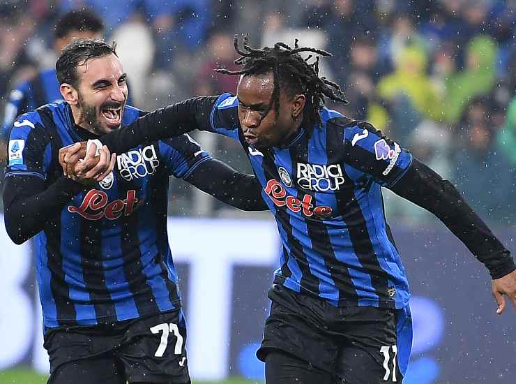 Lookman esulta con Zappacosta