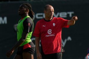 Massimiliano Allegri in campo