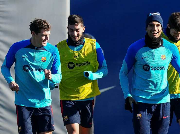 Christensen durante un allenamento