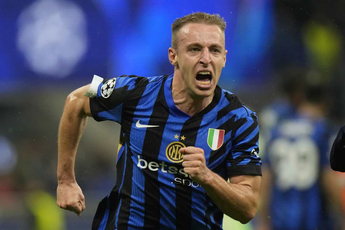 Il centrocampista dell'Inter Davide Frattesi