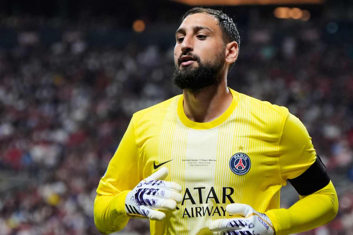 Il portiere del PSG Gianluigi Donnarumma