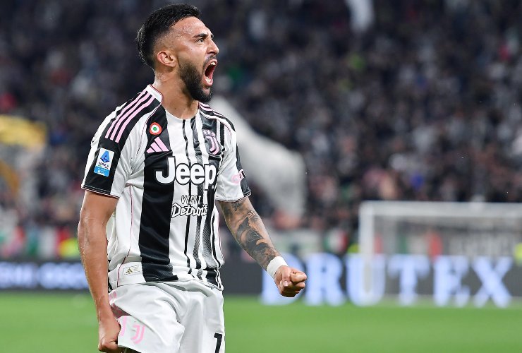 Nico Gonzalez esulta dopo il gol