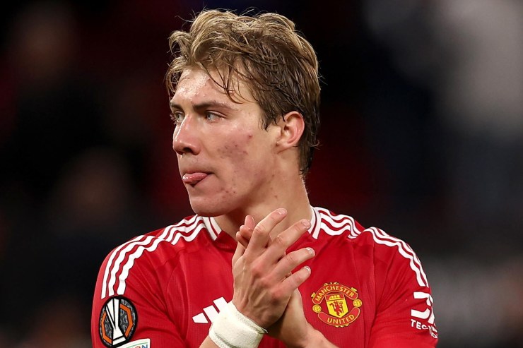 Rasmus Hojlund, attaccante del Manchester United