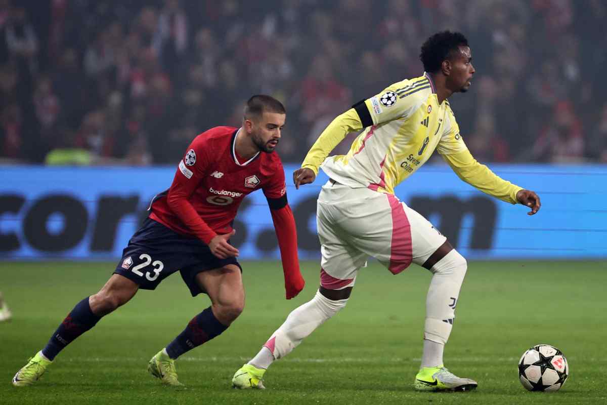 Juan Cabal in campo con la Juventus