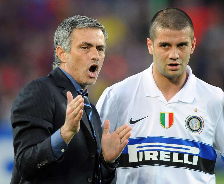 Mourinho e Chivu insieme all'Inter
