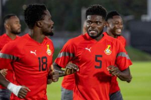 Thomas Partey con il Ghana