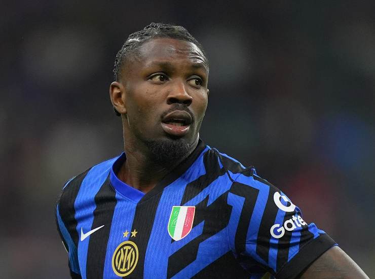 L'attaccante dell'Inter Marcus Thuram