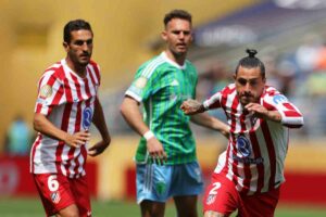 Atletico Madrid in azione