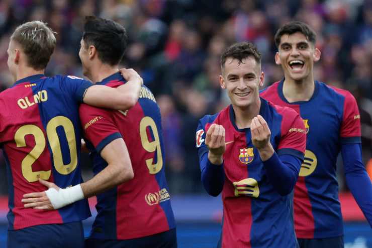 Barcellona esultanza