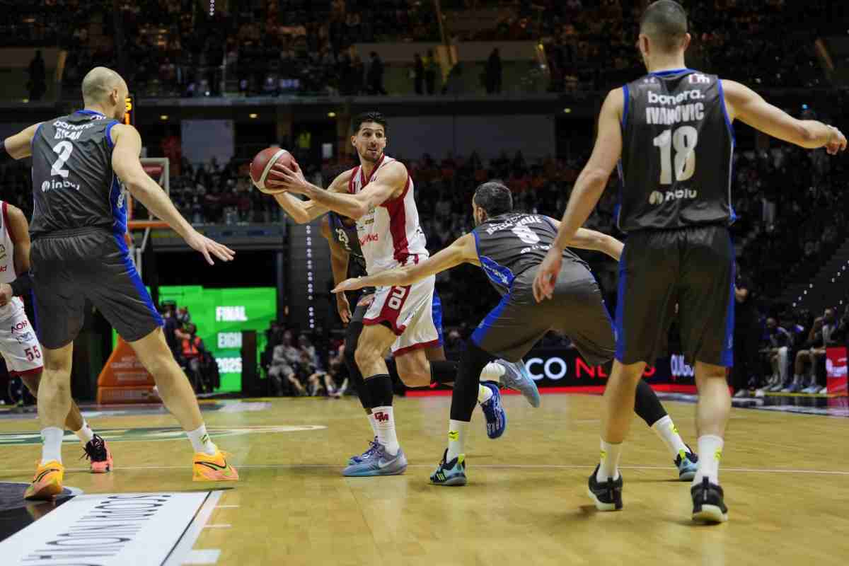 immagine di una partita di basket