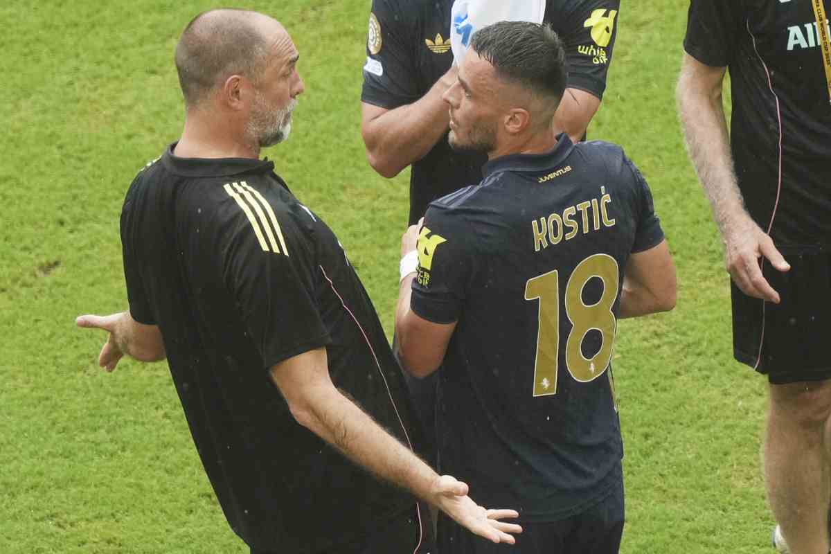 Kostic con Igor Tudor