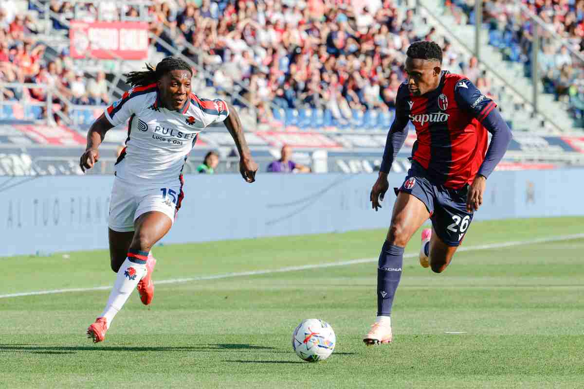 Norton Cuffy del Genoa sfida Lucumi del Bologna sulla corsa